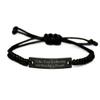 Amangny I Like Toy Collecting and Maybe. Black Rope Bracelet, Toy Collecting Present from Friends, Useful Engraved Bracelet for Men Women, Birthday gift, Toy collection, Collectors view 1