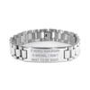 If Model Railroads is Wrong, I Don't Want to. Ladder Bracelet, Model Railroads Engraved Bracelet, Epic Gifts for Model Railroads, Model Trains, Train Sets, Toy Trains, Wooden Trains, Electric view 1
