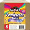 Cra-Z-Art Washable Pearlescent Paint Bulk Pack 8ct, Assorted Colors 4oz each bottle view 3