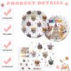 137PCS Cat Birthday Party Supplies Serves 20 Guests Kitten Birthday Party Decorations Plates Banner Napkins Balloons Tablecloth Cake Toppers for Cats Themed Birthday Parties Supplies view 4