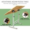 1500 Pieces Jigsaw Puzzle Table with Drawers Angle & Height Adjustable Puzzle Tables for Adults Tilting Folding Portable Puzzle Board Table Birthday Gifts for Women & Men view 3
