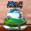 Disc Golf Cake Topper Decorations for Childer's Adults Glitter Happy Birthday Decoration Sports Theme Party Supplies view 4