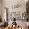 12th Birthday Decorations for Boys Girls, Official PreTeen 12th Birthday Balloon Happy 12th Birthday Banner Number 12 Foil Balloons for 12 Years Old Birthday Anniversary Supplies Boys Girls (12th) view 2
