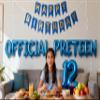12th Birthday Decorations for Boys Girls, Official PreTeen 12th Birthday Balloon Happy 12th Birthday Banner Number 12 Foil Balloons for 12 Years Old Birthday Anniversary Supplies Boys Girls (Blue) view 2
