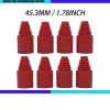 ADORLY 8pcs Axle Boot Set for Wicked Edge Ball Joints Hpi Baja Rovan 5B 5T 5Sc King Motor Redcat Rampage Mt v3,22 x 47mm Red view 2