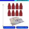 ADORLY 8pcs Axle Boot Set for Wicked Edge Ball Joints Hpi Baja Rovan 5B 5T 5Sc King Motor Redcat Rampage Mt v3,22 x 47mm Red view 4