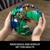 Ideas The Globe Mini Building Set for Adults,2514 Pcs Build Home Decor World map Spinning Globe Gifts for who Love Travel and Geography view 3
