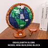 Ideas The Globe Mini Building Set for Adults,2514 Pcs Build Home Decor World map Spinning Globe Gifts for who Love Travel and Geography view 4