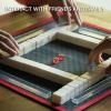 RIPTEADRY Chinese Mahjong Game Set, with 144 Tiles, 2 Spare Tiles, 2 Dice, Chinese Mahjong Set, Travel Mahjong Set, Mahjong Board Game, for Home Entertainment Use view 2