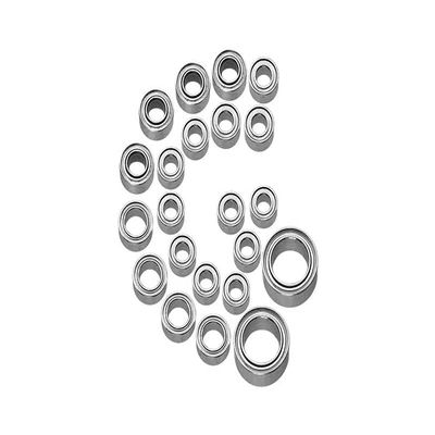 Full Set Steel Sealed Bearings 22Pcs for Traxxas 1:18 TRX4M Ford Bronco Crawler 97074-1 / TRX4M Land Rover Defender 97054-1 / TRX4M K10 High Trail Crawler 97064-1 Upgrades