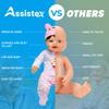 Assistex Reborn Baby Doll - 22" Lifelike Therapy Doll for Seniors with Dementia - Weighted, Soft Body, Realistic Newborn for Nursing Homes for Comfort and Relief - Gift for Elderly with Picture Book view 3