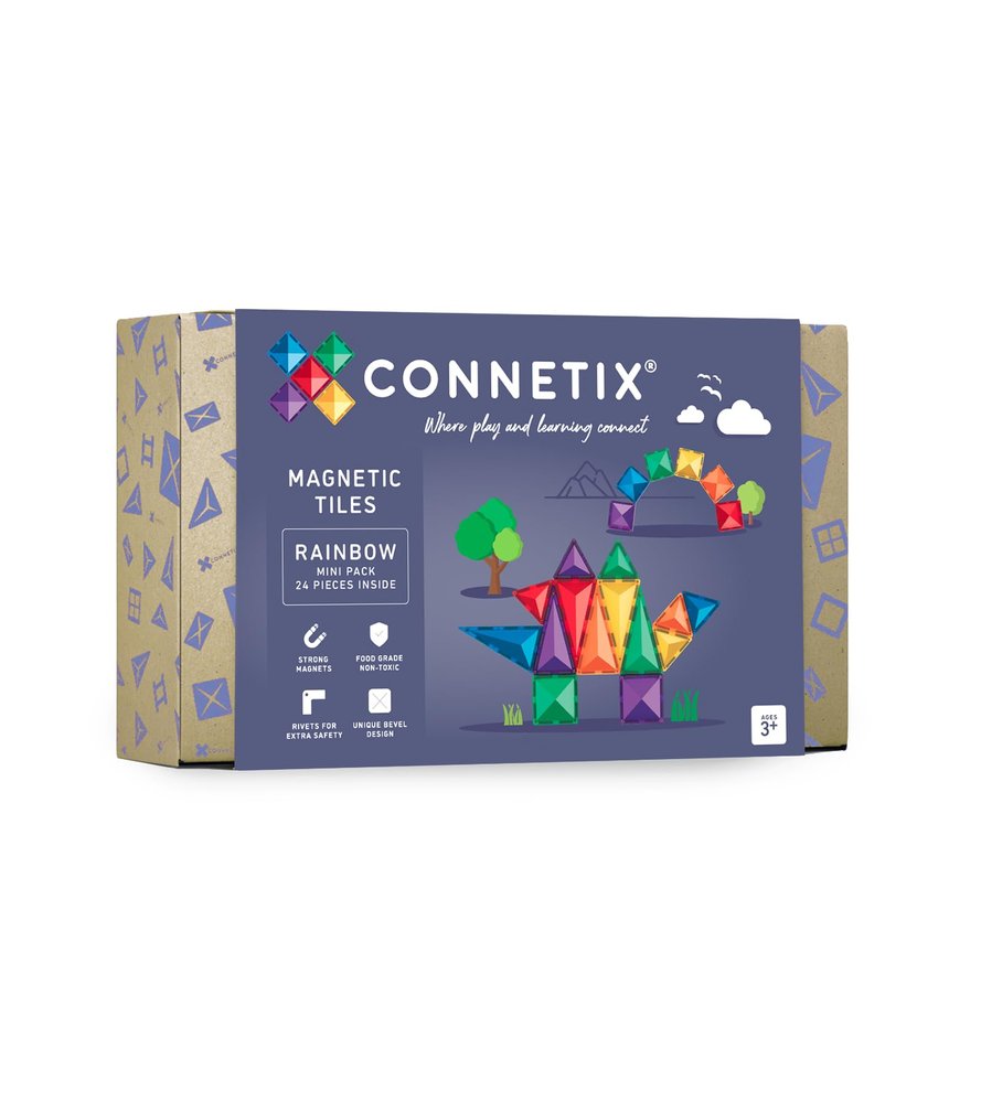Connetix Rainbow Mini Pack, 24 Pieces