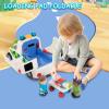 Auspint Ambulance Toy Powered Vehicle with Lights and Sounds, Rescue Role Play Set, Ambulance Set, Play and Learn Toddler Toys for 1 2 3 Year Old Boys Children Toy Truck Party Birthday Gift view 3