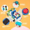 Auspint Ambulance Toy Powered Vehicle with Lights and Sounds, Rescue Role Play Set, Ambulance Set, Play and Learn Toddler Toys for 1 2 3 Year Old Boys Children Toy Truck Party Birthday Gift view 4