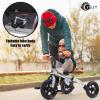 YGJT 3 in 1 Tricycle for Toddlers Age 2-5 Years Old, Folding Kids Balance Bike with Adjustable Seat and Removable Pedal, Toddler Bike Ride-on Toys for Infant, Gifts for Baby Boys Girls Birthday view 2