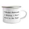 Model Railroads Gifts For Friends, If Model Railroads is Wrong, I Don, Brilliant Model Railroads 12oz Camper Mug, From Friends, Model trains, Train sets, Toy trains, Kids train set, Electric train view 2