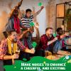 36 Pcs Green White Hand Clapper Noise Makers 7.5 x 3.5 Inch Noise Makers for Sporting Events Clappers Noisemakers for Birthday St. Patrick's Day Party Favors Classroom Prizes view 4