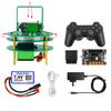 Yahboom 2-DOF Servo Pan-Tilt Kit for DIY Robot, Electric Platform with Metal Servo, Accessories for Camera or Robot Arms Bracket (2DOF Metal servo with Control Board and Handle) view 1