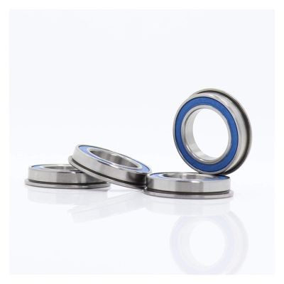 NOVOCE Precision Flanged Ball Bearings F6802 2RS Bearings Blue Sealed 15x24x5mm ABEC-3 F6802RS Shaft Ball Bearing Parts for Hobby RC Car Truck 4Pcs