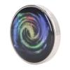 Miskall Desktop Rotating Toy, Desktop Rotating Toy Colorful Pattern Stainless Steel Stress Relieve Decompression Gyroscope Toy (The Stars are Shining) view 2
