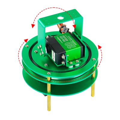 Yahboom 2-DOF Servo Pan-Tilt Kit for DIY Robot, Electric Platform with Metal Servo, Accessories for Camera or Robot Arms Bracket (2DOF Metal servo Without Control Board)