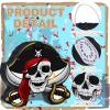 Harrycle Pirate Piata Bundle Pirate Party Game Set Include Captain Piata Bat Stick Blindfold Mask for Birthday Party Nautical Adventure Game Decor Supplies Decor, 13.4 x 14.3 x 3.2'' view 3