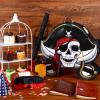 Harrycle Pirate Piata Bundle Pirate Party Game Set Include Captain Piata Bat Stick Blindfold Mask for Birthday Party Nautical Adventure Game Decor Supplies Decor, 13.4 x 14.3 x 3.2'' view 4
