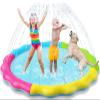 Jasonwell Splash Pad Sprinkler for Kids Splash Play Mat Outdoor Water Toys Inflatable Splash Pad Baby Toddler Pool Boys Girls Children Outside Backyard Dog Sprinkler Pool Age 1 2 3 4 5 6 7 8 9 L view 1