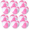 Chitidr 12 Pcs 16'' Beach Ball PVC Inflatable Ball Bulk Blow up Pool Balls for Swimming Pool Summer Hawaiian Tropical Theme Party Favors Decorations Favors Supplies (Pink) view 1