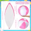 Chitidr 12 Pcs 16'' Beach Ball PVC Inflatable Ball Bulk Blow up Pool Balls for Swimming Pool Summer Hawaiian Tropical Theme Party Favors Decorations Favors Supplies (Pink) view 2
