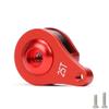 2 Sets Aluminum 25T Servo Saver 1 Hole Adjustable Hi-Torque Servo Horn for 1/10 SCX10 Capra TRX4 TRX6 RC Car Crawler Boat Parts (Red) view 2