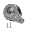 2 Sets Aluminum 25T Servo Saver 1 Hole Adjustable Hi-Torque Servo Horn for 1/10 SCX10 Capra TRX4 TRX6 RC Car Crawler Boat Parts (Titanium) view 3