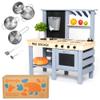 GROWGO 2-in-1 Mud Kitchen for Kids Outdoor with Utensils, Grocery Store Pretend Play - Lemonade Stand and Market Playset for Outdoor Fun - Perfect for Cooking, Role-Playing, and Creative Imagination view 1