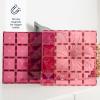 Connetix Pastel Base Plate Pack, 2 Pieces, Pink & Berry view 2