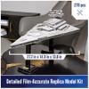 4D Build, Star Wars Deluxe Imperial Star Destroyer 3D Model Kit, Star Wars Collectibles & Desk Decor, Adult Puzzle, Building Toys, 278 Pieces, 3D Puzzles, Gift Ideas for Ages 12 & Up view 2