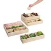 Kaplan Early Learning Loose Parts Stacking Wooden Trays for Toddlers - Montessori Trays for Sorting, Counting, and Storage - Set of 4 view 3