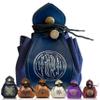 Guilt Free Gaming Genuine Leather RPG Bag | Foil Stamped | Holds 70 Dice | Great for Coins | Timeless Style | Great for DMs and Players view 1