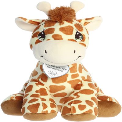 Aurora Adorable Precious Moments Squishy Raffie Giraffe Stuffed Animal - Heartwarming Toy for Comforting Children - for Sentimental Gifts, Birthdays, and Adults - Brown 12 Inches