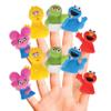 Sesame Street 10 Piece Finger Puppet Set - Educational Party Favors & Bath Toys view 1