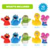 Sesame Street 10 Piece Finger Puppet Set - Educational Party Favors & Bath Toys view 2
