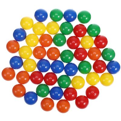 Zerodeko 50Pcs Plastic Raffle Drawing Balls 1.18In Mini Lottery Balls for Party Game Entertainment and Activities
