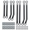RCLIONS Higher Extra Clearance Links Set Linkage for TRX4M Upgrades 1/18th RC Crawler Car Parts (Black) view 1