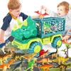 Dinosaur Truck Toys for Kids 3-5, Triceratops Car Toy with 15 Dino Figures,Large Activity Play Mat, Dinosaur Eggs, Dinosaur Play Set for Boys and Girls,Christmas Xmax,Stocking Stuffers view 1