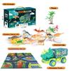 Dinosaur Truck Toys for Kids 3-5, Triceratops Car Toy with 15 Dino Figures,Large Activity Play Mat, Dinosaur Eggs, Dinosaur Play Set for Boys and Girls,Christmas Xmax,Stocking Stuffers view 4