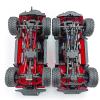 RCLIONS Higher Extra Clearance Links Set Linkage for TRX4M Upgrades 1/18th RC Crawler Car Parts (Red) view 3