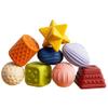 TUMAMA Baby Sensory Ball Set,Soft Textured Squeeze Balls Montessori Toys Easter Egg for Babies Toddlers 3-12 Months,8 Pack view 1
