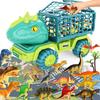 JKGIFTS Dinosaur Truck Toy with 15 Dino Figures & Activity Play Mat, Dinosaur Eggs, Perfect for Kids 3-5, Stocking Stuffer view 1