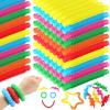 Jerify 300 Pcs Pop Tubes Sensory Toys Party Favors for Kid Fidget Toy Sensory Learning Tubes for Anxiety Goodie Bag Stuffers School Classroom Prizes Gift Adults Stress Relief Birthday Halloween Party view 1
