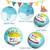 24 Pcs Happy Birthday Foil Balloons 18 inch Round Helium Floating Mylar Balloon Inflatable Balloons for Birthday Party Decorations Supplies,12 Patterns view 4