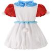 ReliBeauty Easter Costume White Rabbit Costume Kids Bunny Costumes for Girls with Bunny Ears Headband,White 3T/100 view 2